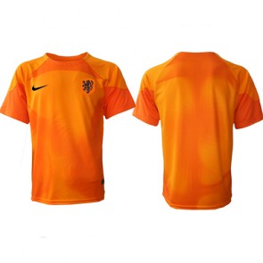 Nederland Keeper Bortedrakt VM 2022 Kortermet